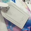 LV Keepall Bandoulière 50 (White Multicolor Watercolor Monogram Coated Canvas)