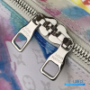 LV Keepall Bandoulière 50 (White Multicolor Watercolor Monogram Coated Canvas)