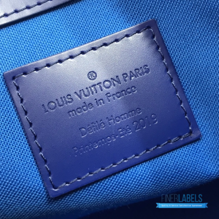 LV Keepall Bandoulière 50 (Blue Monogram Clouds Coated Canvas)