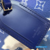LV Keepall Bandoulière 50 (Blue Monogram Clouds Coated Canvas)