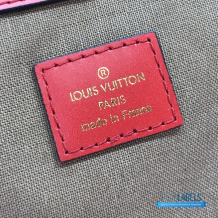 LV Keepall Bandoulière 50 (Coquelicot Monogram Coated Canvas)