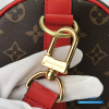 LV Keepall Bandoulière 50 (Coquelicot Monogram Coated Canvas)