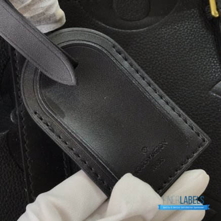 LV Keepall Bandoulière 45 (Black Monogram Empreinte Giant Leather)