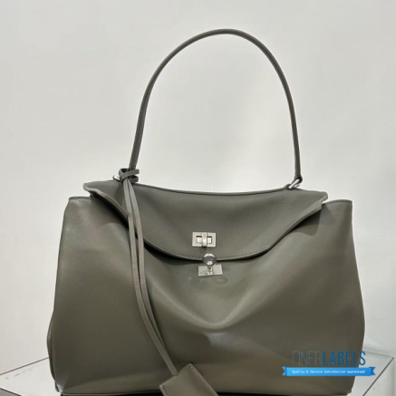Balenciaga Rodeo Medium (Khaki Smooth Calfskin)
