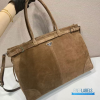 Prada Bonnie Large (Cocoa Brown Suede)