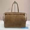 Prada Bonnie Large (Cocoa Brown Suede)