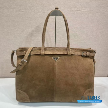 Prada Bonnie Large (Cocoa Brown Suede)