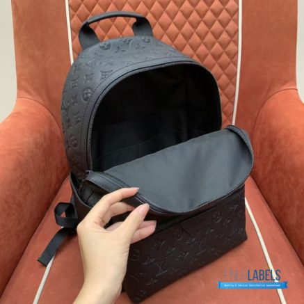 LV Discovery Backpack PM (Monogram Shadow Black Leather)
