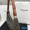 CELINE Ava Bag Medium (Tan Triomphe Canvas & Calfskin)