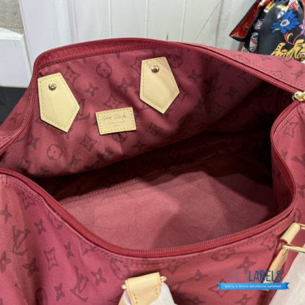 Louis Vuitton Keepall Foldable 45 (Monogram Red Nylon)