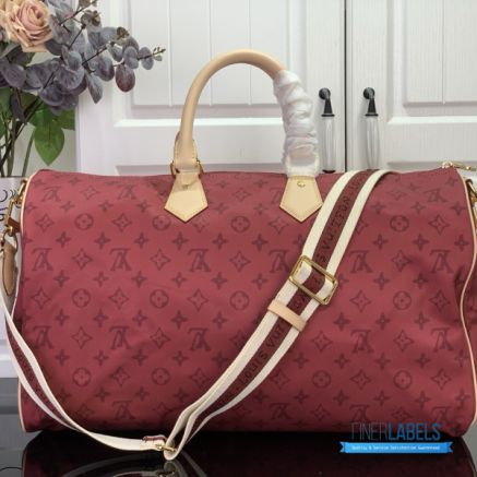 Louis Vuitton Keepall Foldable 45 (Monogram Red Nylon)