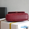 Chanel Mini Coco Handle Flap Bag (Burgundy Quilted Caviar Leather)