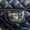 CHANEL CC In Love Heart Bag Large (Black Quilted Lambskin)