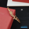YSL Opyum Monogram Crystal Bangle One Size (Gold Brass & Strass)