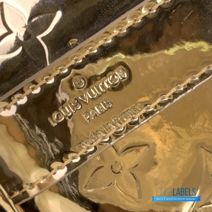 LV Keepall Bandoulière 45 (Copper Monogram Miroir Coated Canvas)