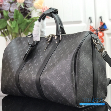 LV Keepall Bandoulière 50 (Monogram Eclipse Canvas)