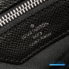 LV Keepall Bandoulière 50 (Black Taiga Leather & Monogram Eclipse Coated Canvas)