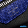 LV Keepall Bandoulière 50 (Pacific Blue Taiga Leather & Monogram Canvas)