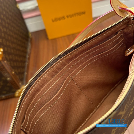 LV Pochette Accessoires One Size (Classic Brown Monogram Canvas & Vachetta Leather)