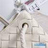 BV Mini Andiamo Bag (Chalk/Sea Salt Intrecciato Lambskin Leather)