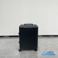 RIMOWA Black Aluminum Cabin Luggage