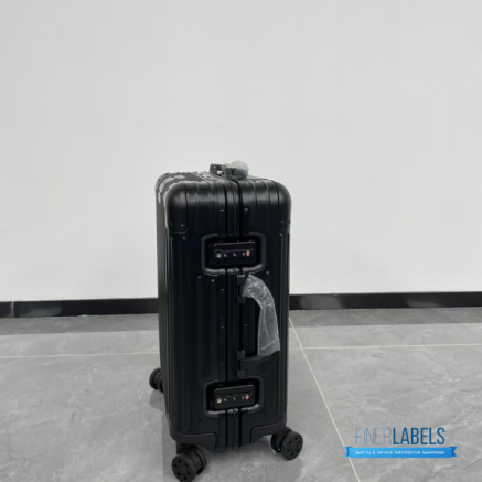 RIMOWA Black Aluminum Cabin Luggage