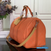 LV Keepall Bandoulière 50 Monogram Heritage (Caramel Orange Monogram Coated Canvas)
