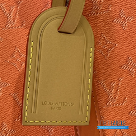 LV Keepall Bandoulière 50 Monogram Heritage (Caramel Orange Monogram Coated Canvas)