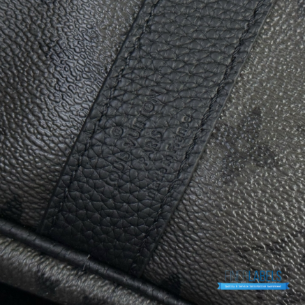 LV Keepall Bandoulière 45 (Black/Grey Monogram Eclipse Coated Canvas)