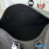 LV Keepall Bandoulière 45 (Black/Grey Monogram Eclipse Coated Canvas)