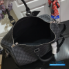 LV Keepall Bandoulière 45 (Damier Graphite Coated Canvas)