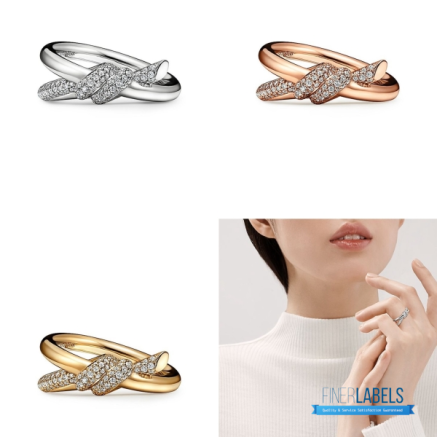 TIFFANY & CO. Tiffany Knot Ring (Pavé Diamonds)