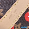 LV x Takashi Murakami Cherry Keepall Bandoulière 45 (Brown Monogram Canvas / Vachetta Leather)