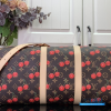 LV x Takashi Murakami Cherry Keepall Bandoulière 45 (Brown Monogram Canvas / Vachetta Leather)