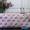 LV x Takashi Murakami Keepall Bandoulière 45 (White Monogram Cerises Coated Canvas)