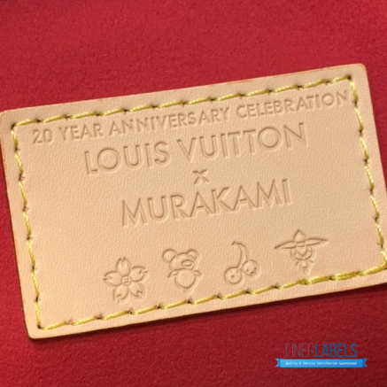 LV x Takashi Murakami Keepall Bandoulière 45 (White Monogram Cerises Coated Canvas)
