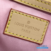 LV Keepall Bandoulière 45 (Brown Monogram Canvas with Pink Leather Trim)