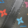 LV x Takashi Murakami Keepall Bandoulière 50 (Black Multicolored Monogram Coated Canvas)