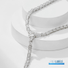BVLGARI Serpenti Viper Necklace (Silver 18K White Gold & Full Pavé Diamonds)