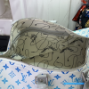 LV Keepall Bandoulière 50 (Multicolor Iridescent Monogram Canvas with Gray Leather)