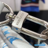 LV Keepall Bandoulière 50 (Multicolor Iridescent Monogram Canvas with Gray Leather)