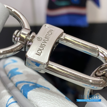 LV Keepall Bandoulière 50 (Multicolor Iridescent Monogram Canvas with Gray Leather)