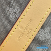 LV Monogram Denim Studded Keepall Bandoulière 45 (Cloudy Grey Monogram Denim)