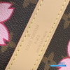 LV x Takashi Murakami Keepall Bandoulière 45 (Sakura Brown Monogram Coated Canvas)