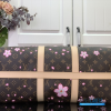 LV x Takashi Murakami Keepall Bandoulière 45 (Sakura Brown Monogram Coated Canvas)