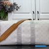 LV Keepall Bandoulière 45 (Off-White Monogram Heritage Coated Canvas)