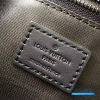 LV Dopp Kit Toiletry Pouch (Noir Black Monogram Taurillon Leather)