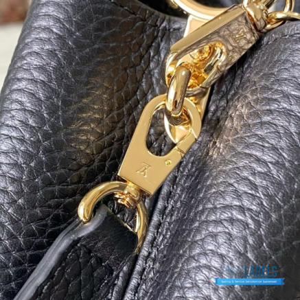 LV Capucines Mini Why Knot (Noir Black Taurillon Leather)