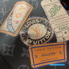 LV Keepall Bandoulière 45 (Monogram Eclipse Coated Canvas / Black & Charcoal)
