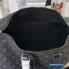 LV Keepall Bandoulière 45 (Monogram Eclipse Coated Canvas / Black & Charcoal)